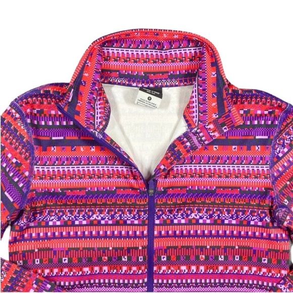 Nike Pro Dri-FIT Purple and Red Pullover 1/2 Zip Sz S - Picture 6 of 12